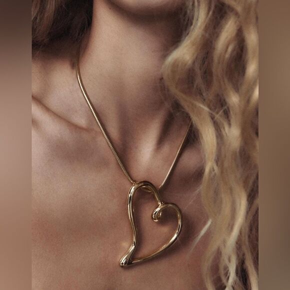 Zara Jewelry - heart necklace A803